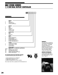 Thumbnail of document Data Sheet - MIC 8200 Process Controller